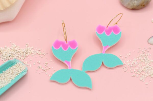 Pendientes Cola de sirena