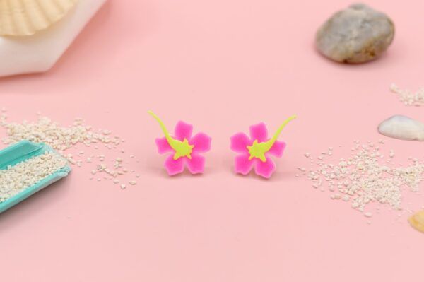 Pendientes Hibisco