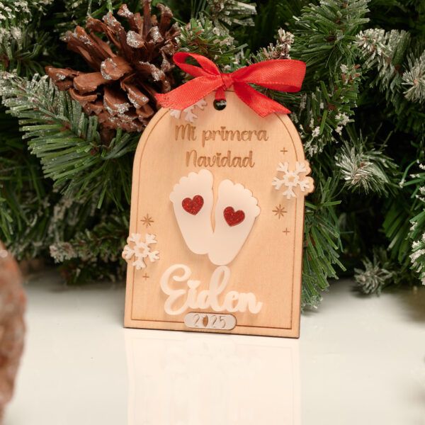 Adorno de Navidad personalizado – Mi primera Navidad
