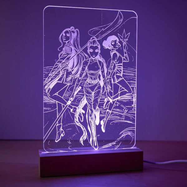 Lámpara LED K-pop Demon Hunters